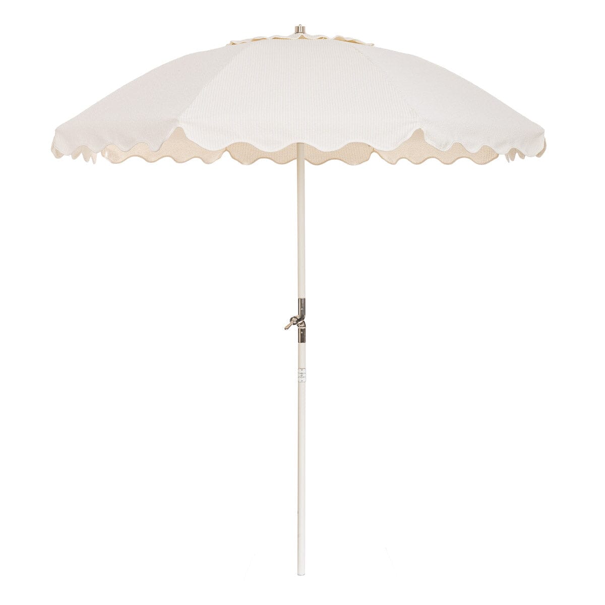 The Club Pool Umbrella - Corduroy Antique White | Business & Pleasure Co.