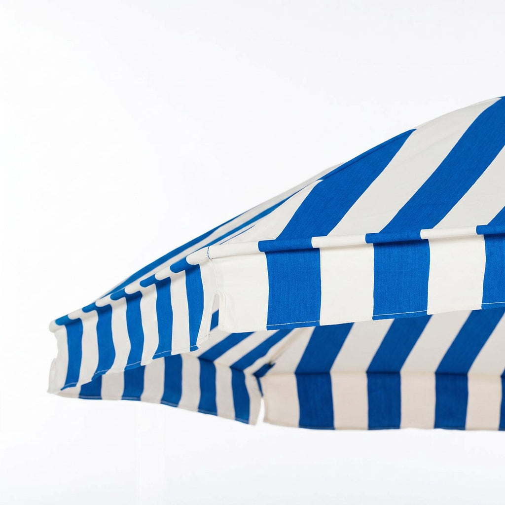 The Crew Mediterranean Blue Stripe Club Umbrella by Business & Pleasure Co