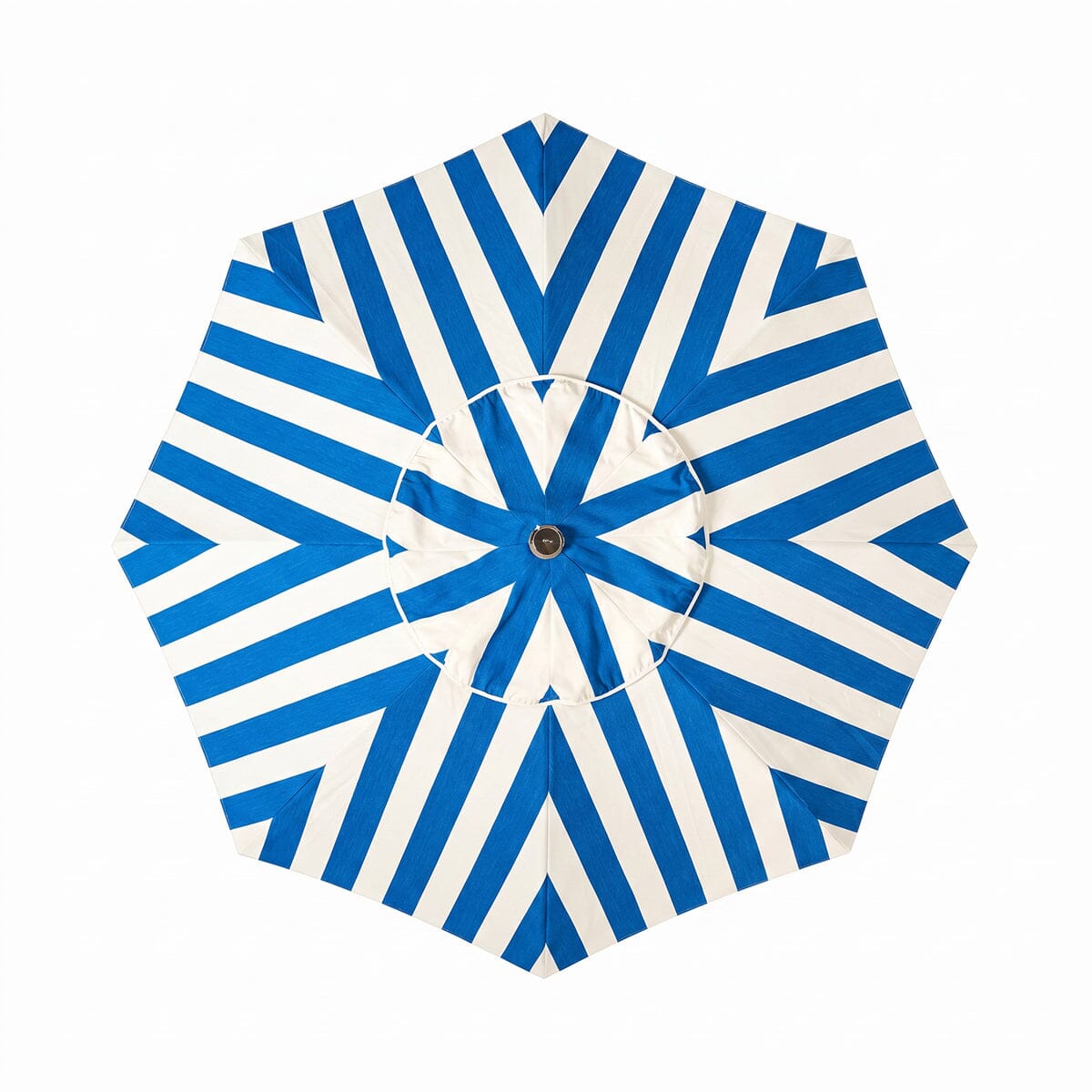 The Crew Mediterranean Blue Stripe Club Umbrella by Business & Pleasure Co