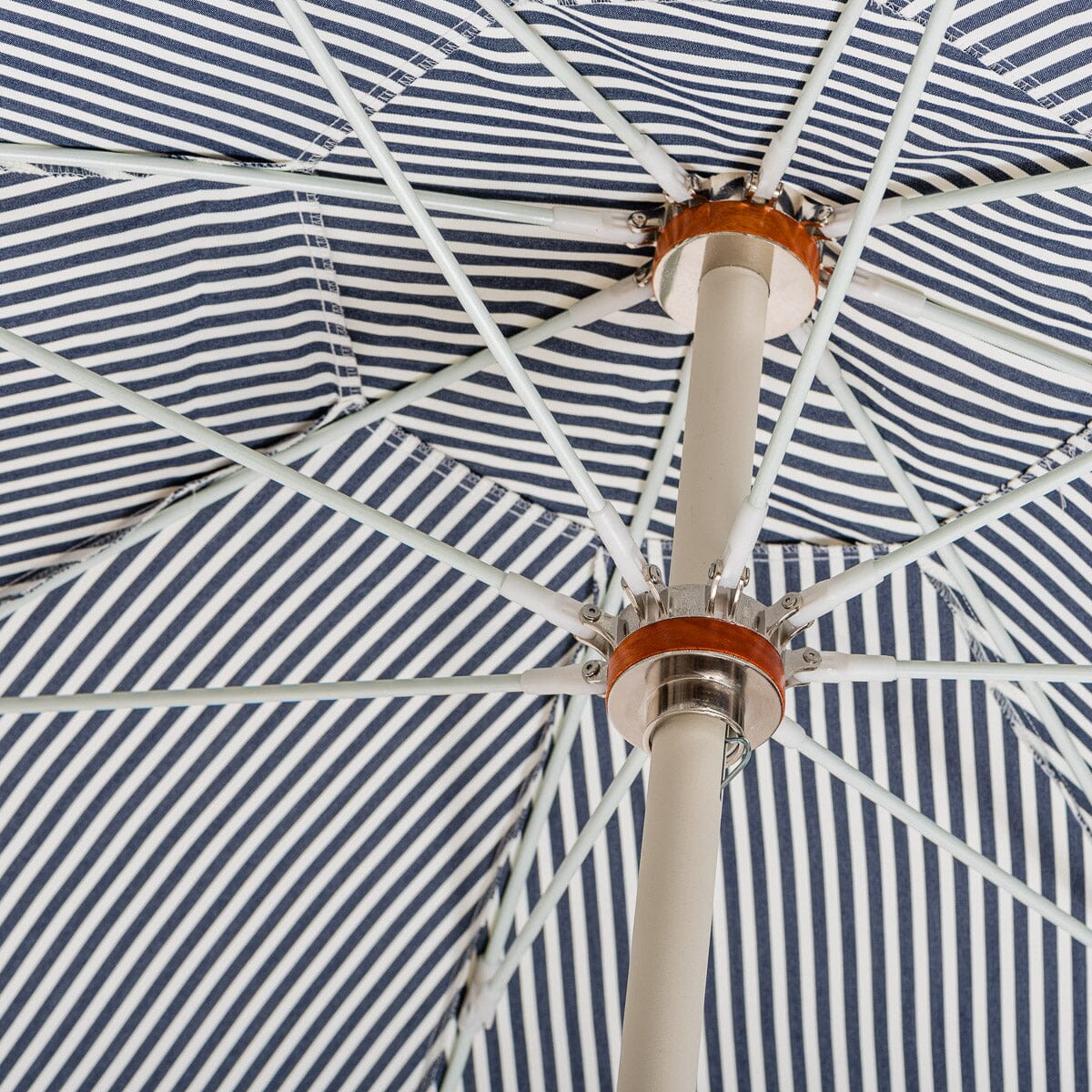 The Club Umbrella - Lauren's Navy Stripe Club Umbrella Business & Pleasure Co. 