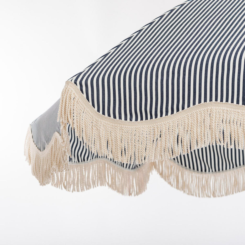 The Club Umbrella - Lauren's Navy Stripe Club Umbrella Business & Pleasure Co. 