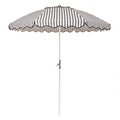 The Club Umbrella - Monaco Black Stripe Club Umbrella Business & Pleasure Co 