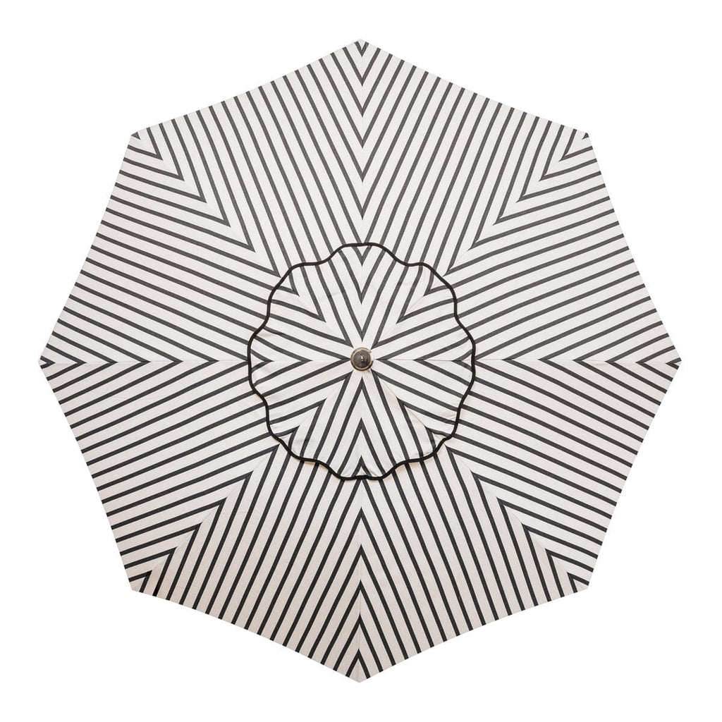 The Club Umbrella - Monaco Black Stripe Club Umbrella Business & Pleasure Co 