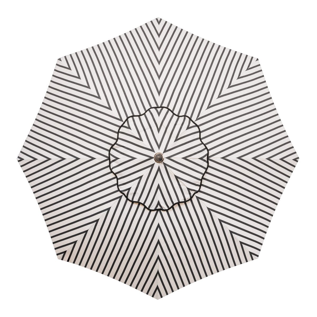The Club Umbrella - Monaco Black Stripe Club Umbrella Business & Pleasure Co 