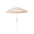 The Club Umbrella - Monaco Natural Stripe Club Umbrella Business & Pleasure Co 