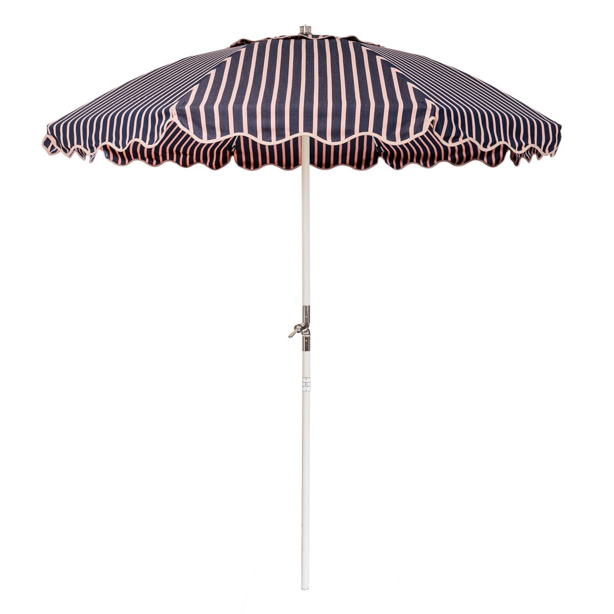 The Club Umbrella - Monaco Navy And Pink Stripe Club Umbrella Business & Pleasure Co 