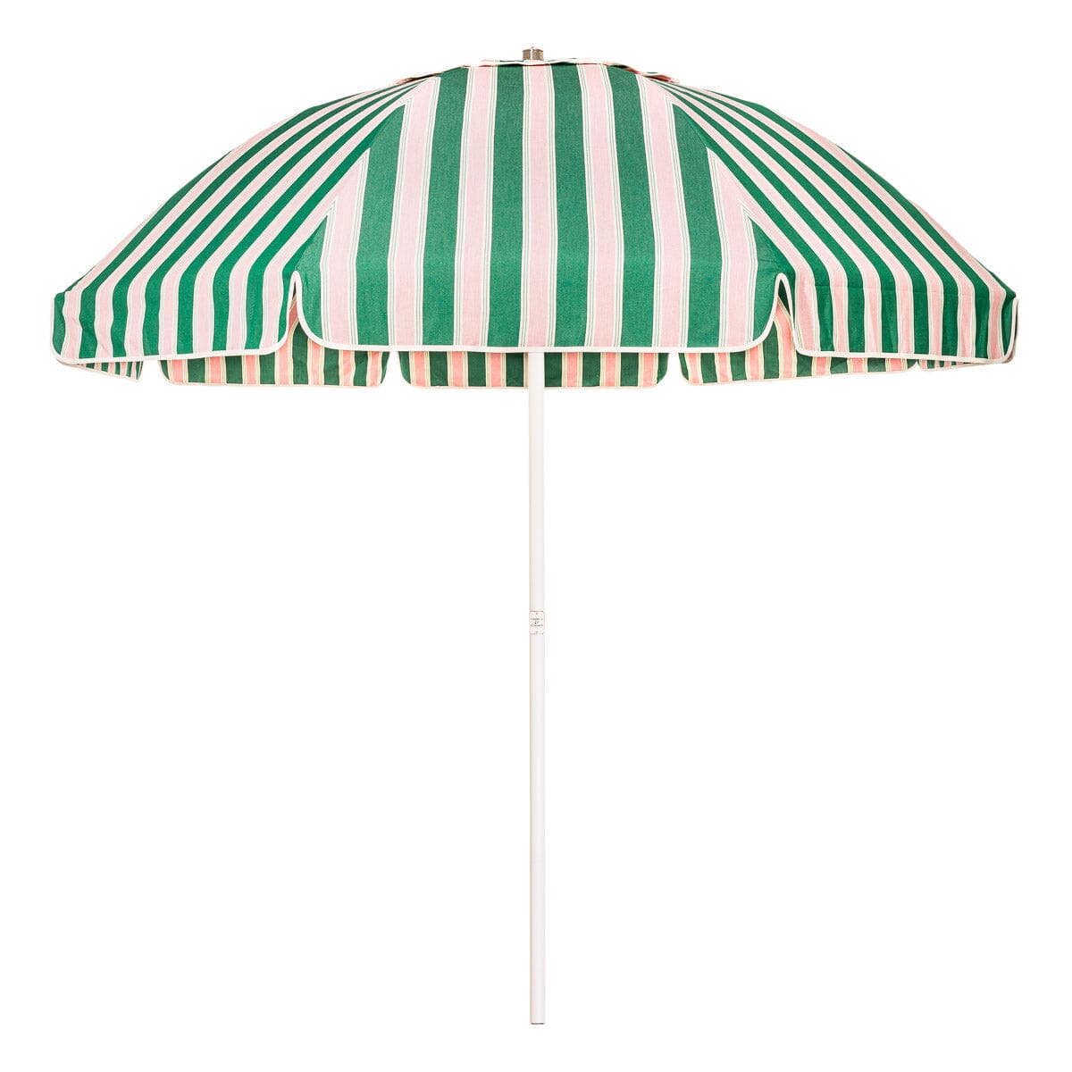 The Patio Umbrella - Bistro Green Stripe Patio Umbrella Business & Pleasure Co. 