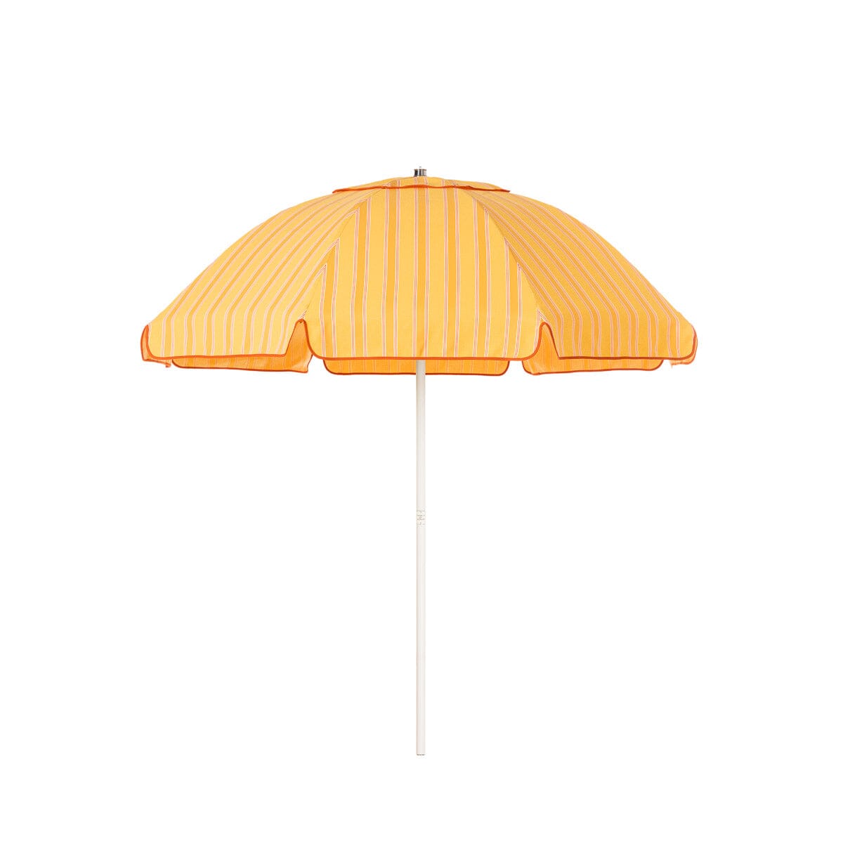 The Patio Umbrella Patio Umbrella Business & Pleasure Co. Bistro Papaya Stripe 