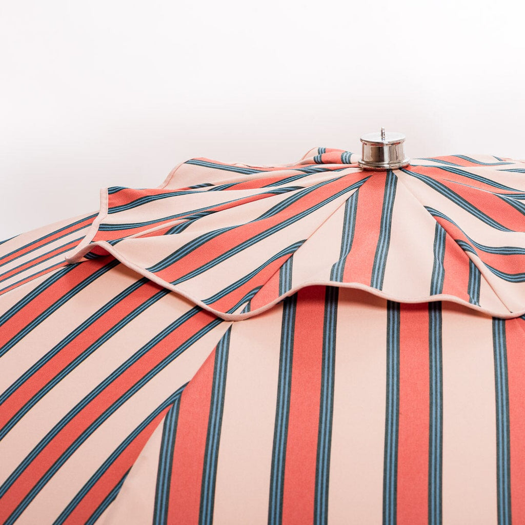 The Patio Umbrella - Bistro Dusty Pink Stripe Patio Umbrella Business & Pleasure Co 