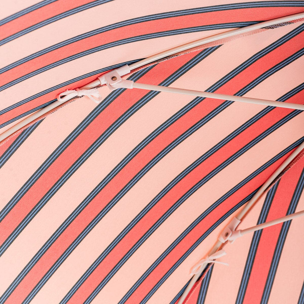The Patio Umbrella - Bistro Dusty Pink Stripe Patio Umbrella Business & Pleasure Co 