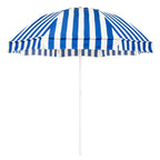 The Patio Umbrella - Crew Mediterranean Blue Stripe Patio Umbrella Business & Pleasure Co. 