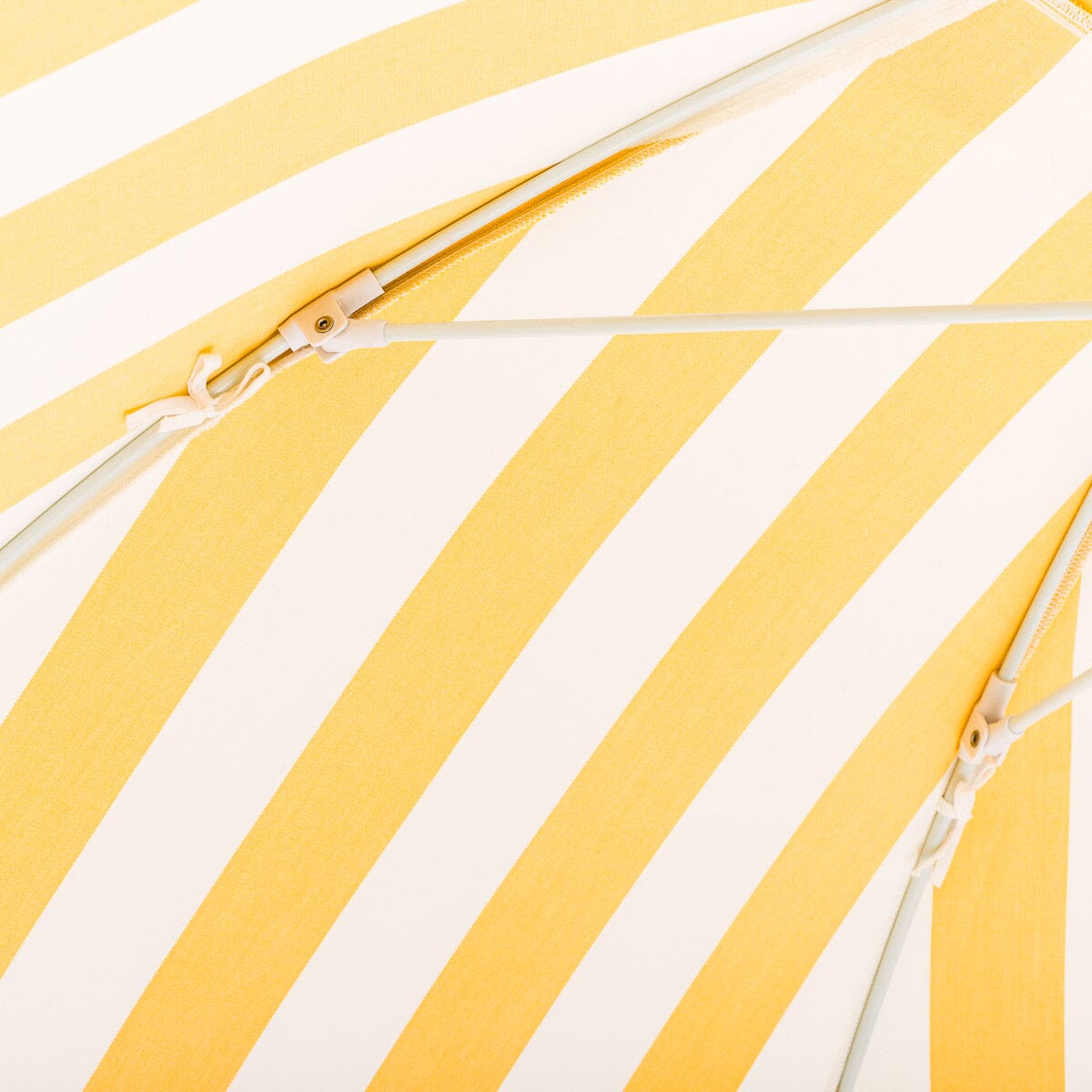 The Patio Umbrella - Crew Mimosa Yellow Stripe Patio Umbrella Business & Pleasure Co. 