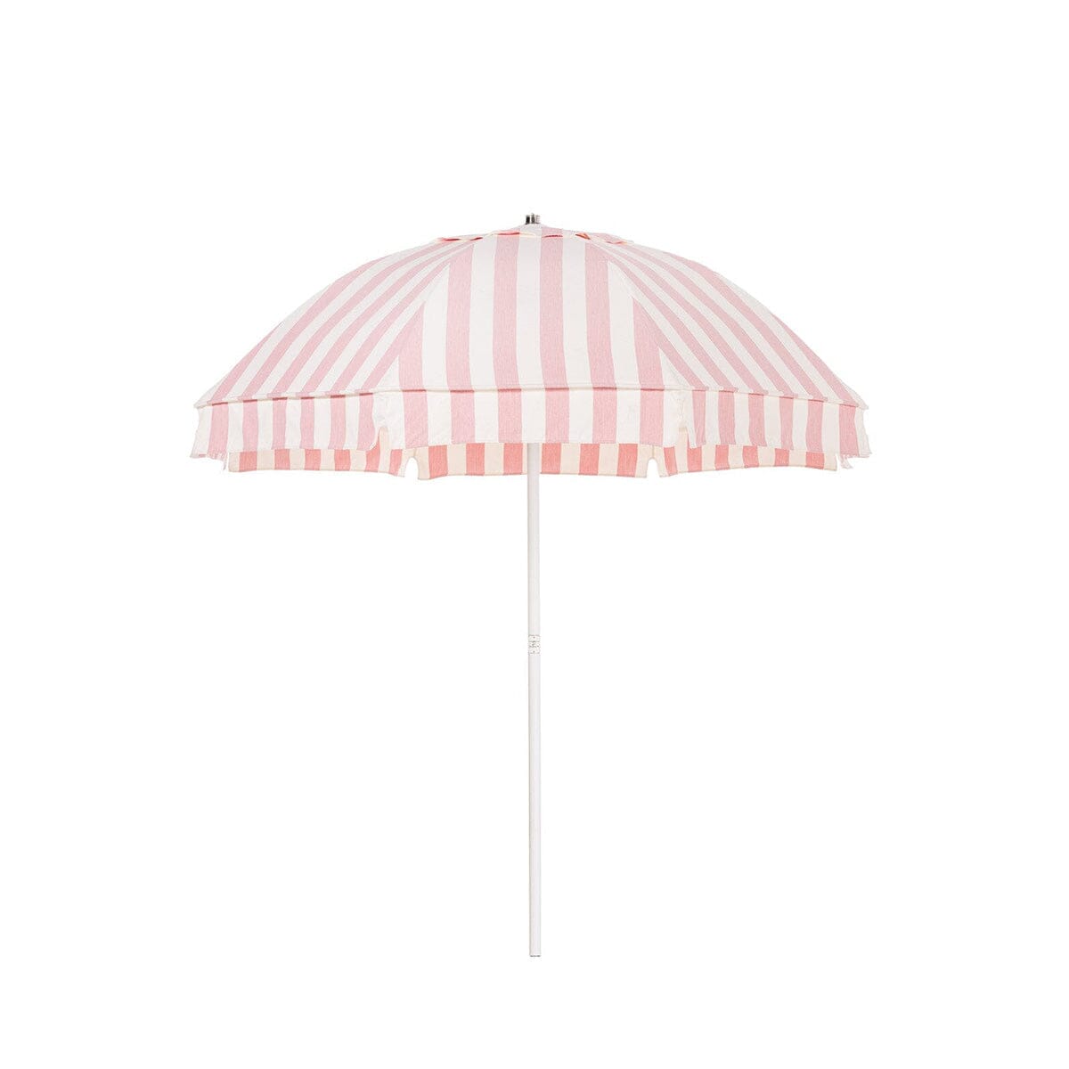 The Patio Umbrella in Crew and White Pink Stripe by Business & Pleasure Co. for your home, patio, and pool area.