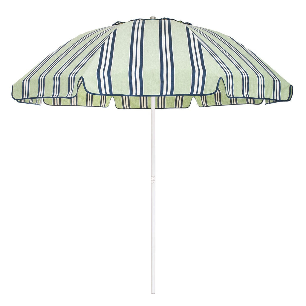 The Patio Umbrella x Julia Berolzheimer in Green Stripes B&P Co. x Julia Berolzheimer 