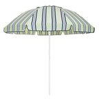 The Patio Umbrella x Julia Berolzheimer in Green Stripes B&P Co. x Julia Berolzheimer 