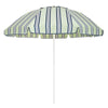Swatch for The Patio Umbrella x Julia Berolzheimer in Green Stripes