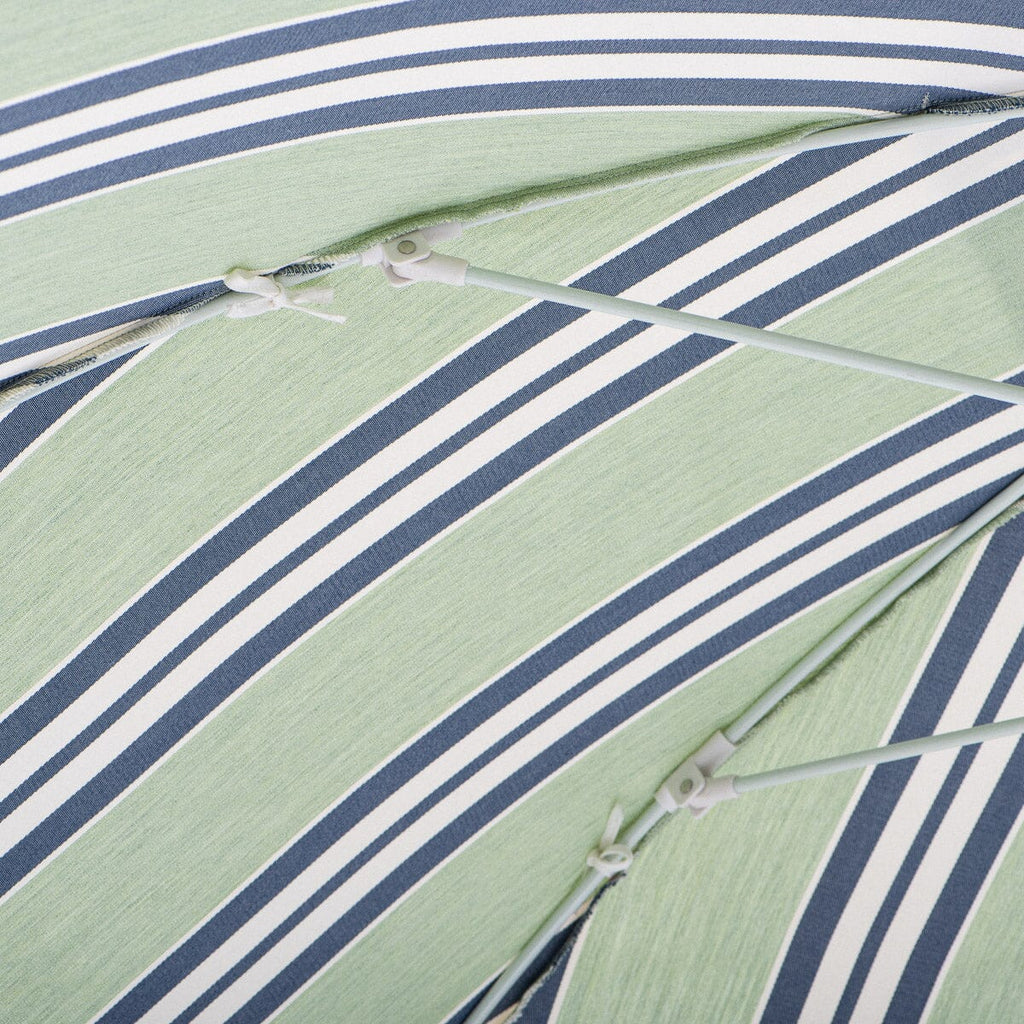 The Patio Umbrella x Julia Berolzheimer in Green Stripes B&P Co. x Julia Berolzheimer 
