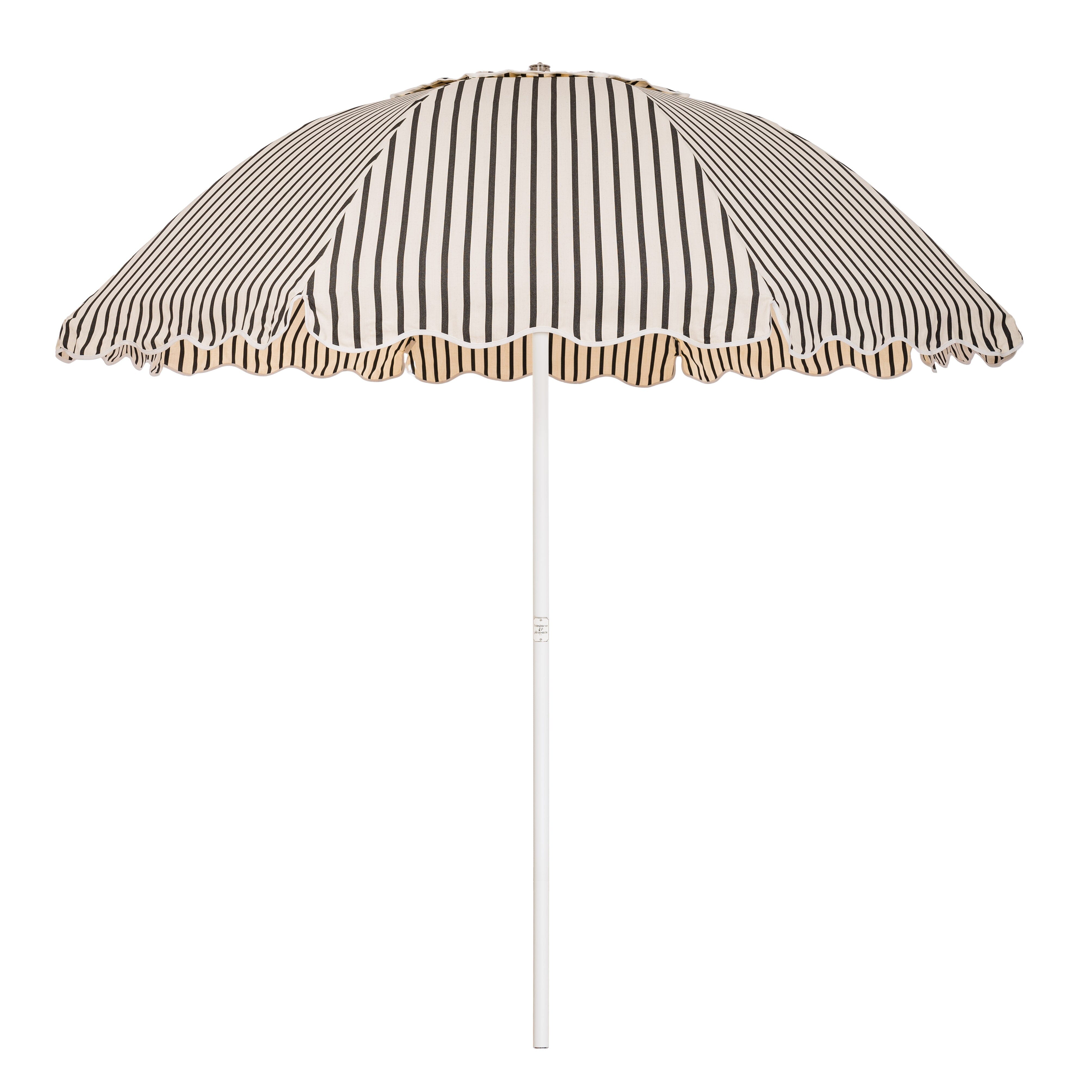 The Patio Umbrella - Monaco Black Stripe Patio Umbrella Business & Pleasure Co 