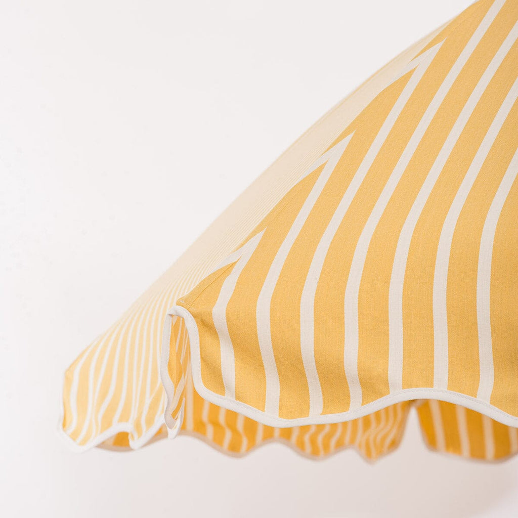 The Patio Umbrella - Monaco Mimosa Stripe Patio Umbrella Business & Pleasure Co 