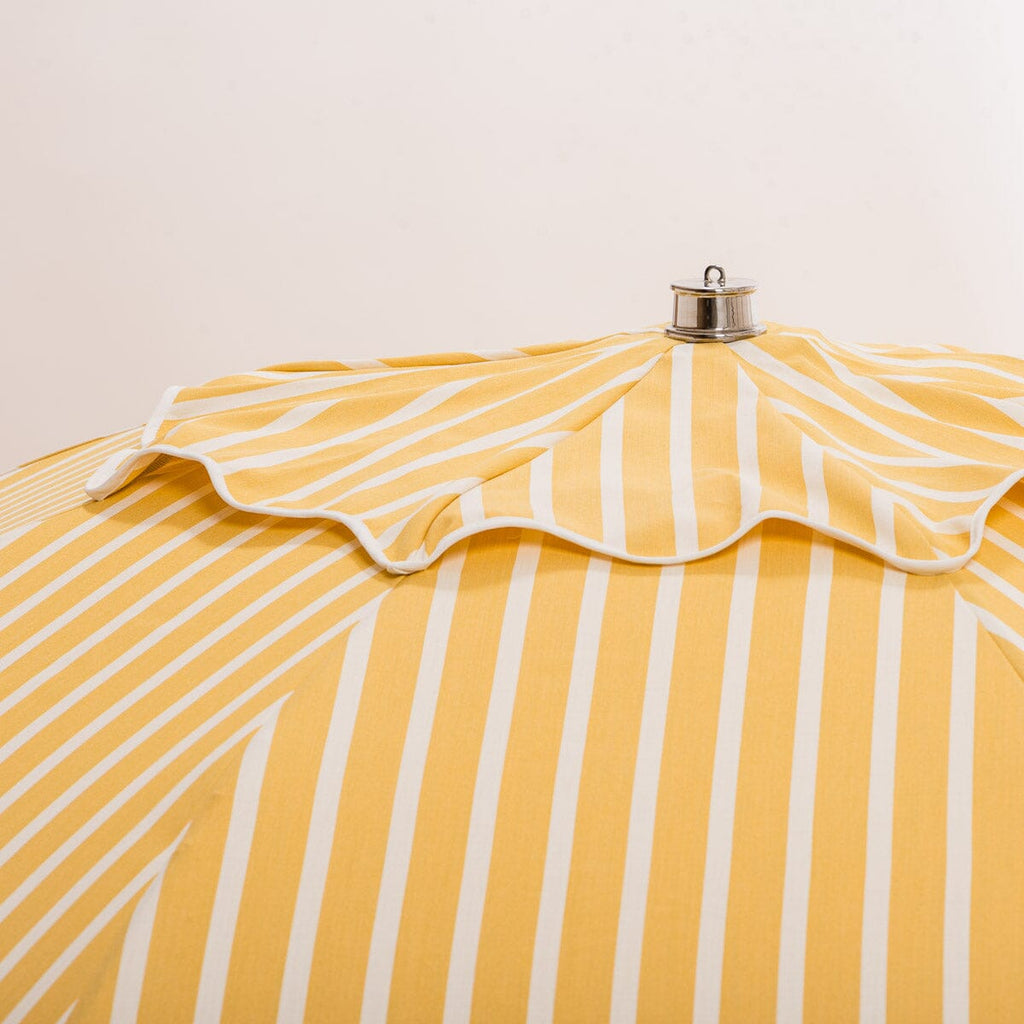 The Patio Umbrella - Monaco Mimosa Stripe Patio Umbrella Business & Pleasure Co 