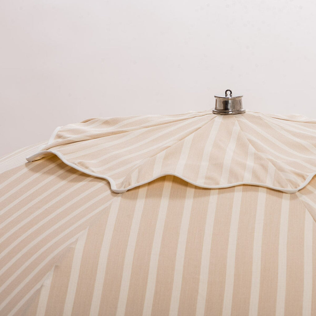 The Patio Umbrella - Monaco Natural Stripe Patio Umbrella Business & Pleasure Co 