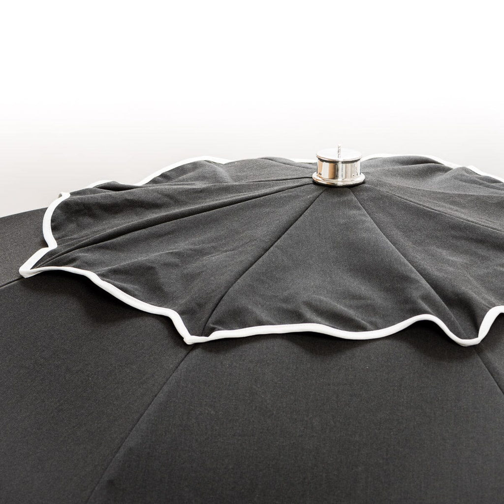 The Patio Umbrella - Rivie Black Patio Umbrella Business & Pleasure Co 