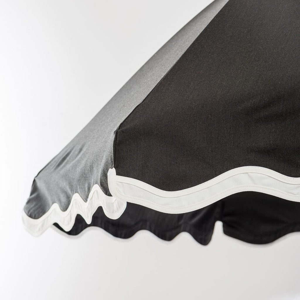 The Patio Umbrella - Rivie Black Patio Umbrella Business & Pleasure Co 