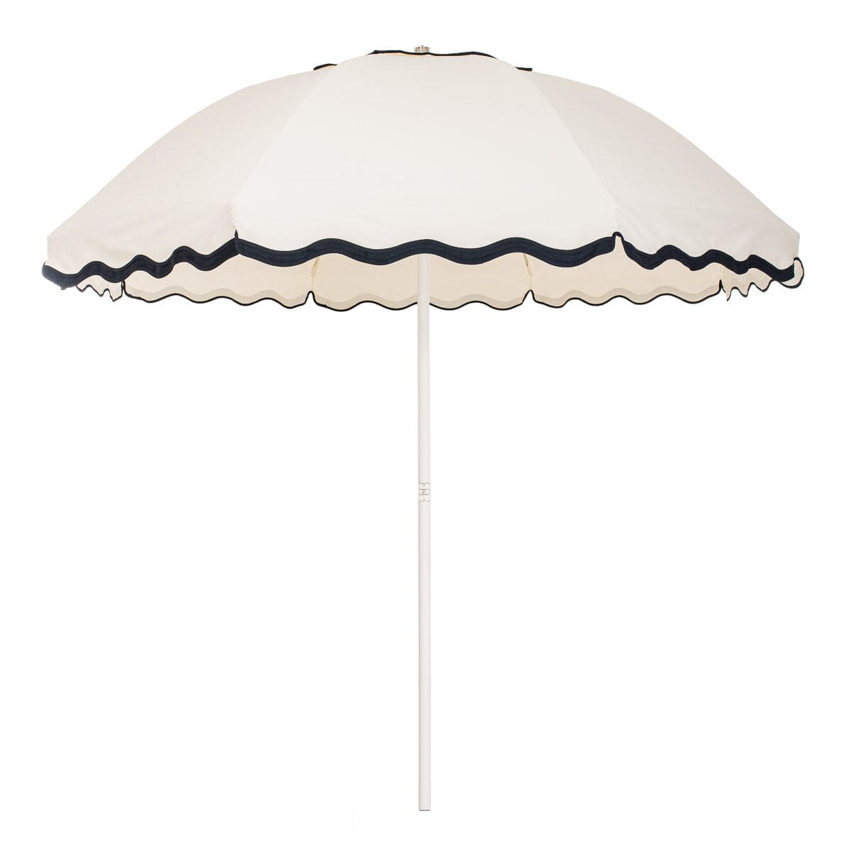 studio image of rivie white patio umbrella