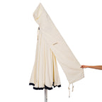 carry bag detail of rivie white patio umbrella
