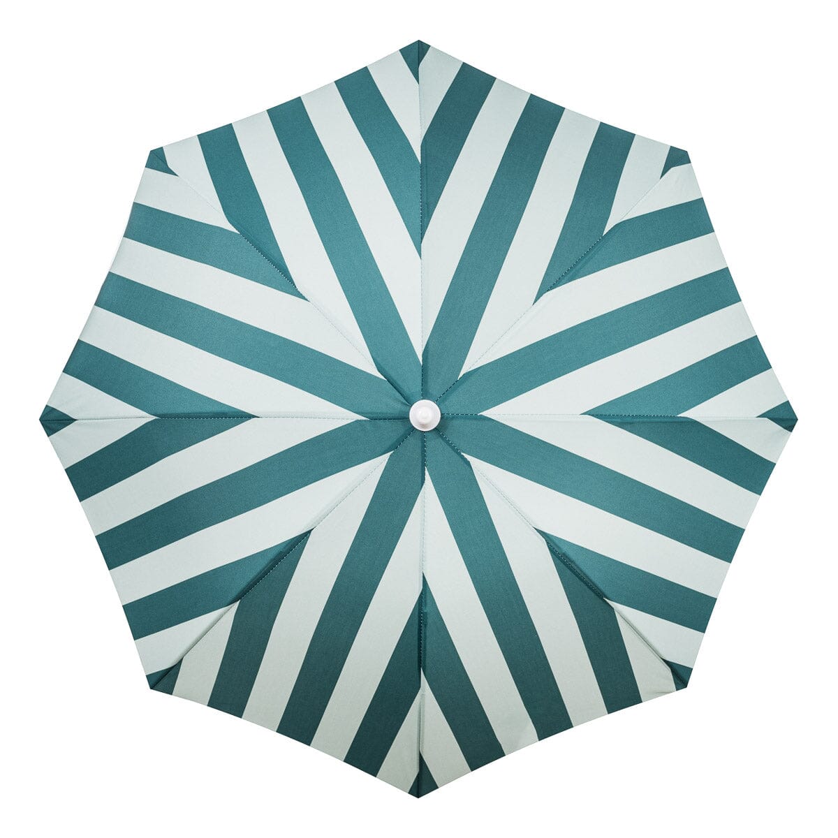 The Holiday Beach Umbrella - Crew Green Stripe Holiday Beach Umbrella Business & Pleasure Co 