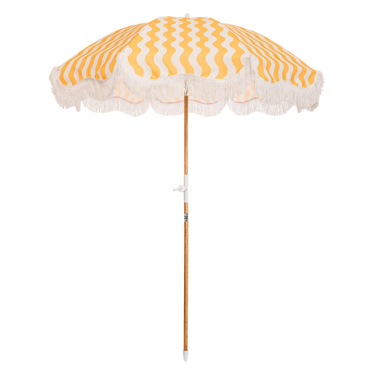 The Holiday Beach Umbrella - Ocean Mimosa Stripe Holiday Beach Umbrella Business & Pleasure Co 