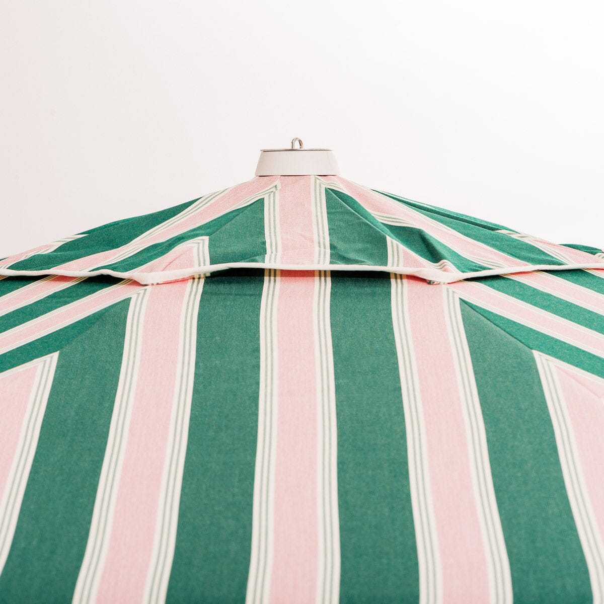 The Market Umbrella - Bistro Green Stripe Market Umbrella Business & Pleasure Co. 