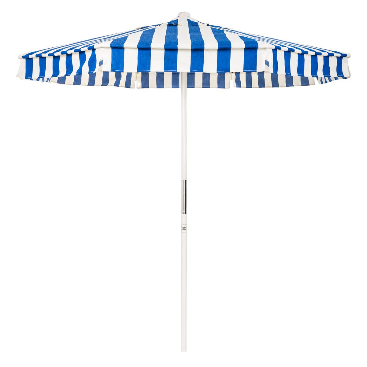 The Market Umbrella - Crew Mediterranean Blue Stripe Market Umbrella Business & Pleasure Co. 