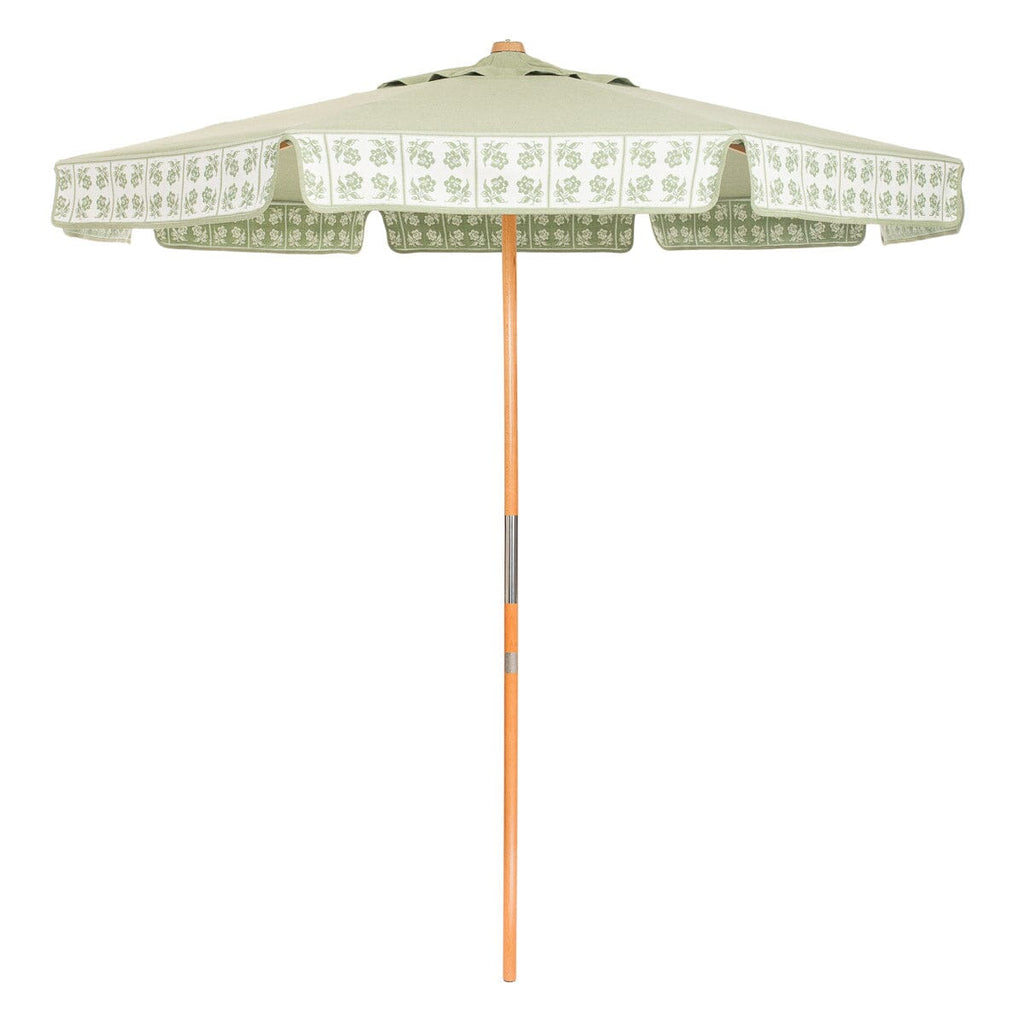 The Market Umbrella x Julia Berolzheimer in Jacquard Green B&P Co. x Julia Berolzheimer 
