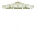 The Market Umbrella x Julia Berolzheimer in Jacquard Green B&P Co. x Julia Berolzheimer 