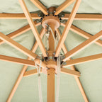 The Market Umbrella x Julia Berolzheimer in Jacquard Green B&P Co. x Julia Berolzheimer 