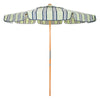 Swatch for The Market Umbrella x Julia Berolzheimer in Green Stripes