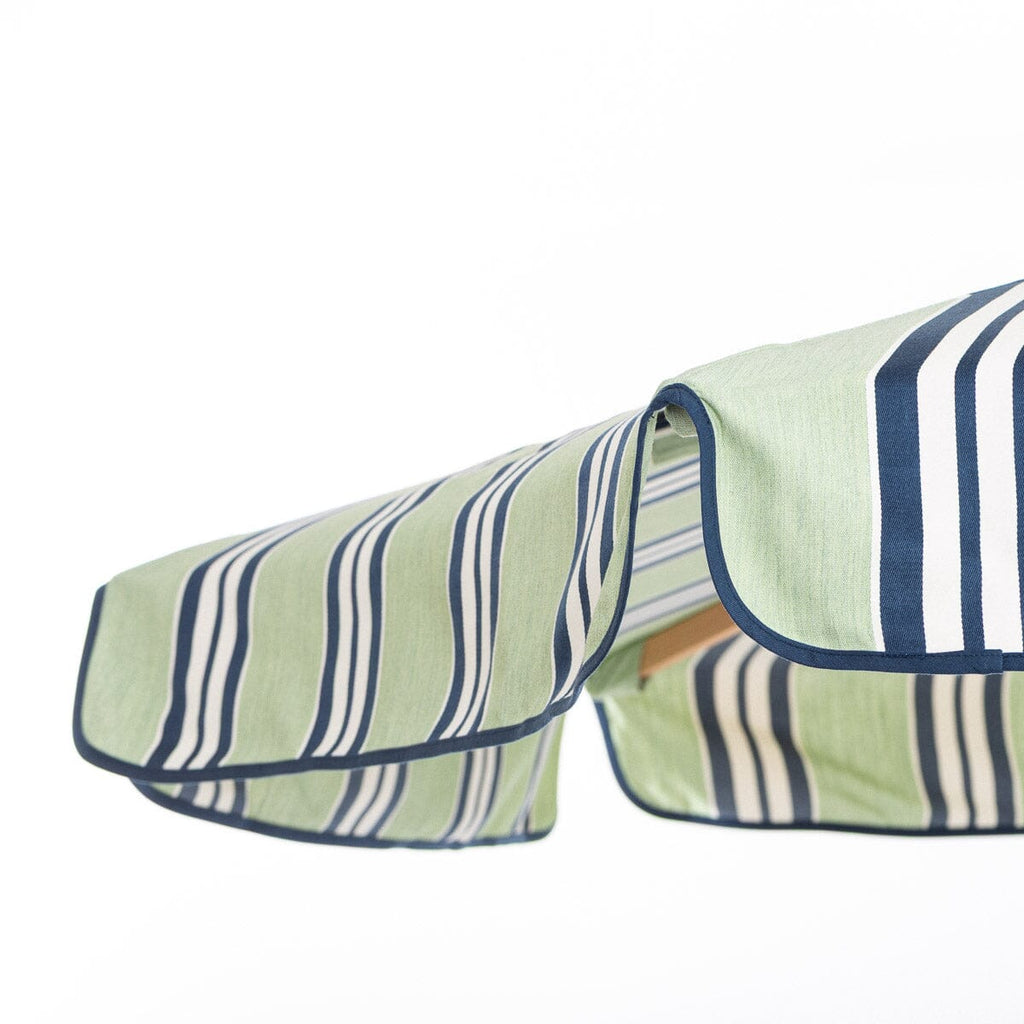 The Market Umbrella x Julia Berolzheimer in Green Stripes Market Umbrella B&P Co. x Julia Berolzheimer 