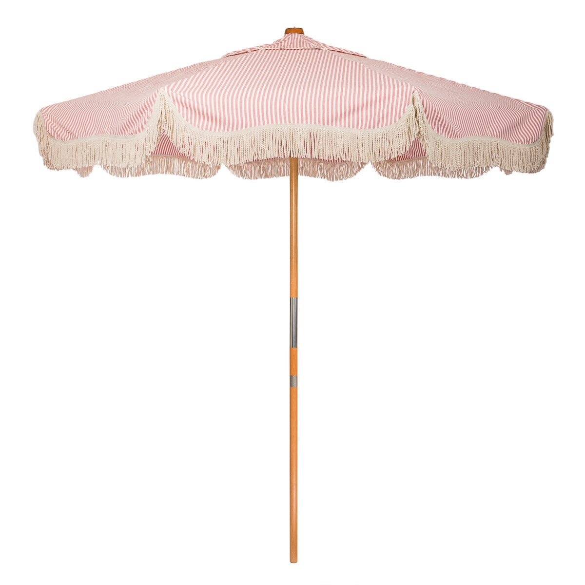 The Market Umbrella - Lauren's Pink Stripe Market Umbrella Business & Pleasure Co 
