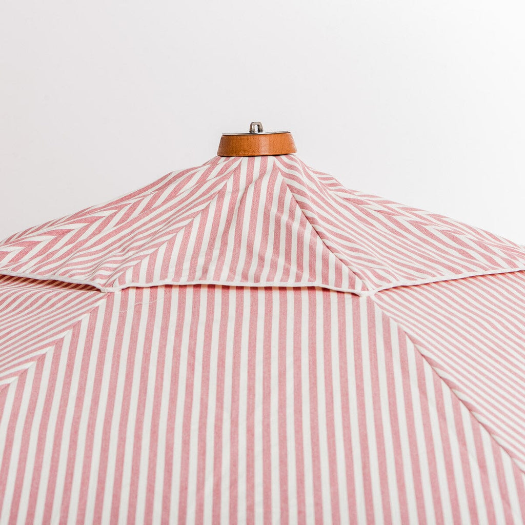 The Market Umbrella - Lauren's Pink Stripe Market Umbrella Business & Pleasure Co 