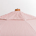 The Market Umbrella - Lauren's Pink Stripe Market Umbrella Business & Pleasure Co 