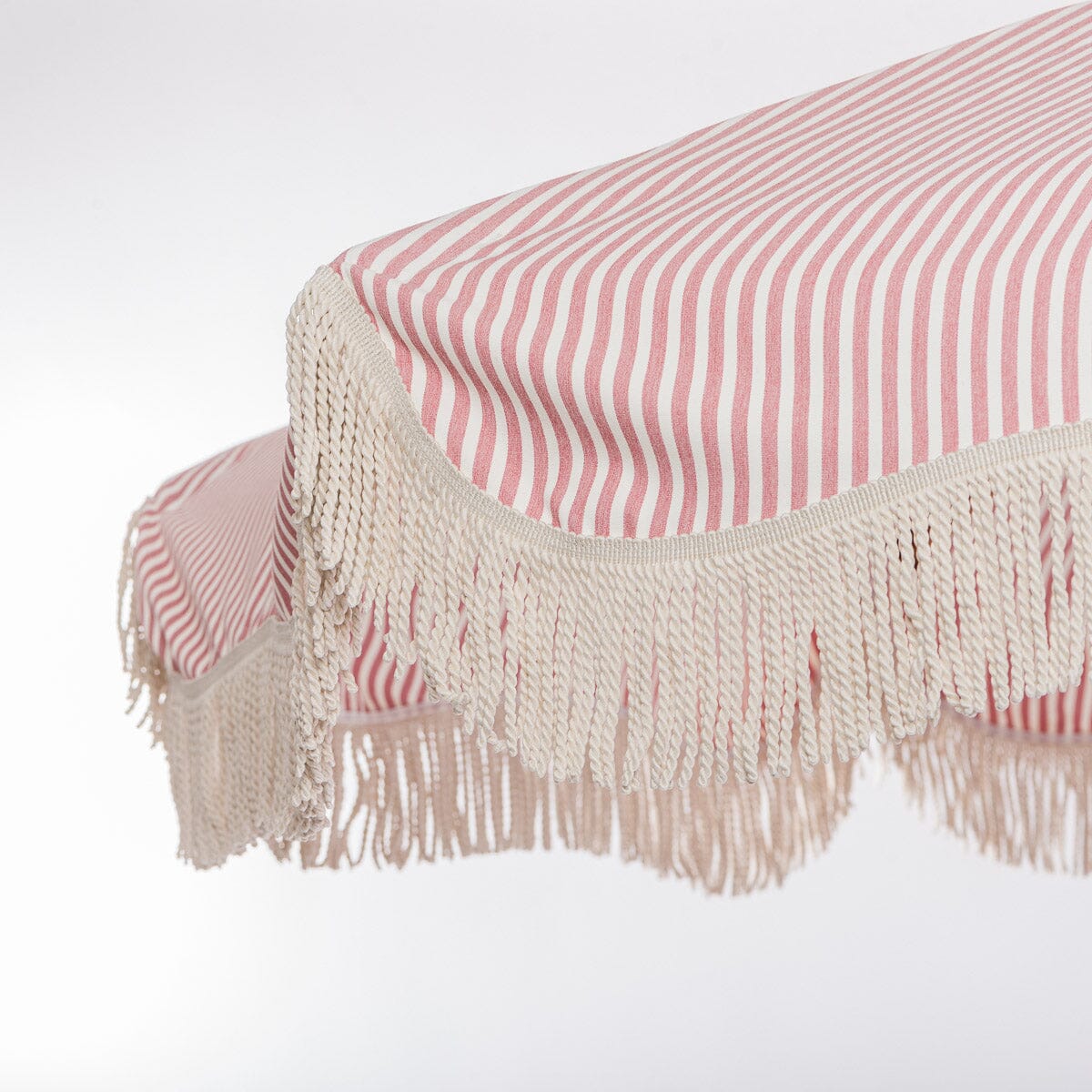 The Market Umbrella - Lauren's Pink Stripe Market Umbrella Business & Pleasure Co 