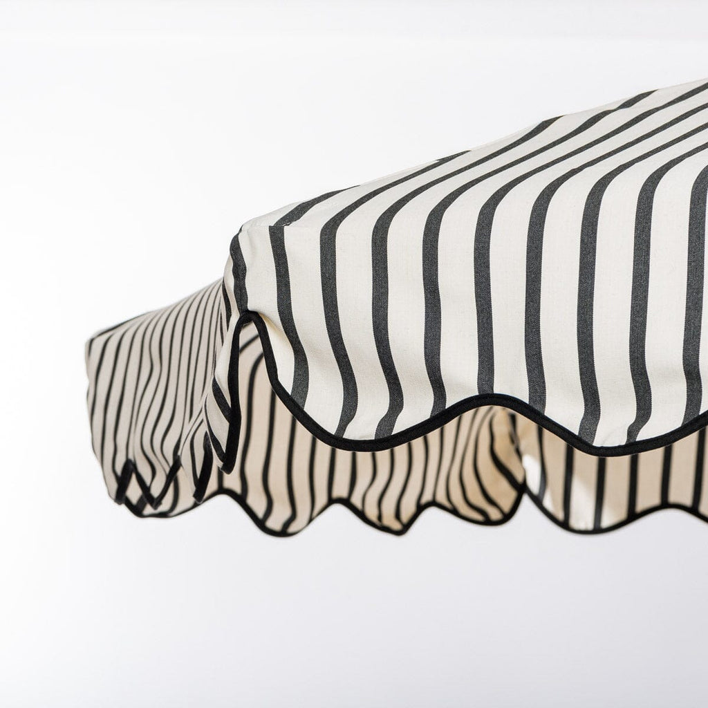 The Market Umbrella - Monaco Black Stripe Market Umbrella Business & Pleasure Co 