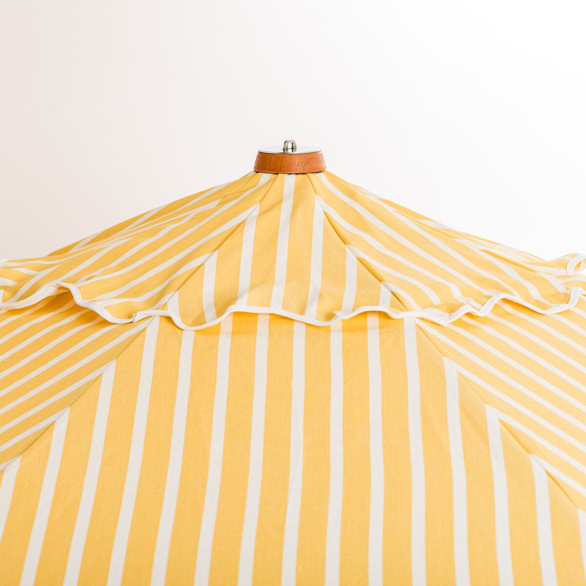 The Market Umbrella - Monaco Mimosa Stripe Market Umbrella Business & Pleasure Co 