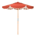 The Market Umbrella - Casa Seaglass - Terracotta Red Market Umbrella Business & Pleasure Co. 