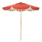 The Market Umbrella - Casa Seaglass - Terracotta Red Market Umbrella Business & Pleasure Co. 
