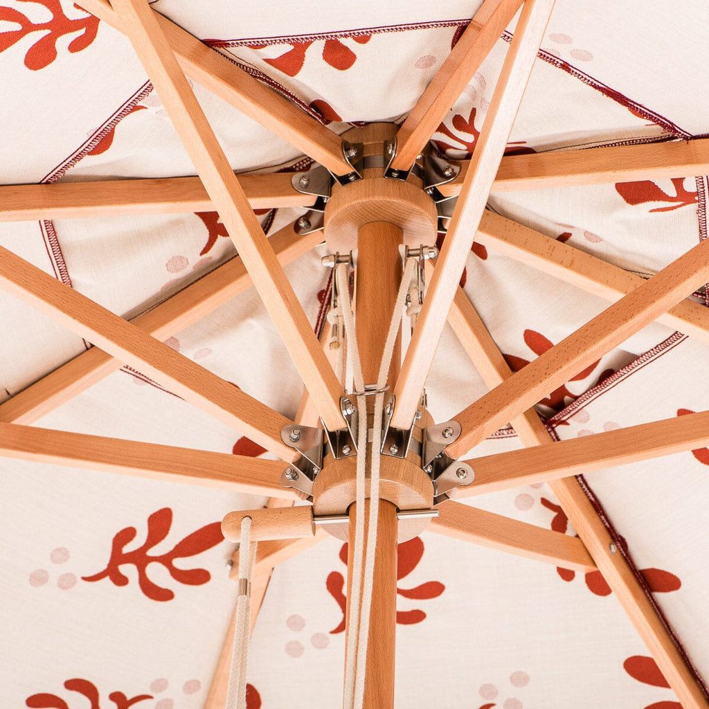 The Market Umbrella - Casa Seaglass - Terracotta Red Market Umbrella Business & Pleasure Co. 