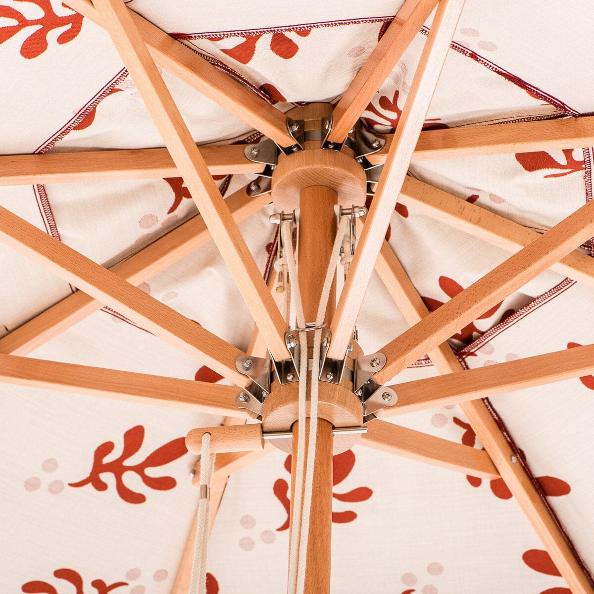 The Market Umbrella - Casa Seaglass - Terracotta Red Market Umbrella Business & Pleasure Co. 