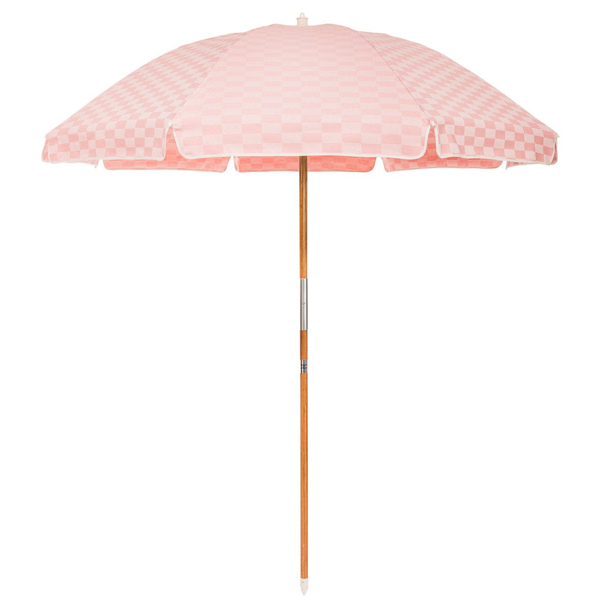 The Rio Umbrella - Dusty Pink Checker Rio Umbrella Business & Pleasure Co. 