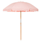 The Rio Umbrella - Dusty Pink Checker Rio Umbrella Business & Pleasure Co. 